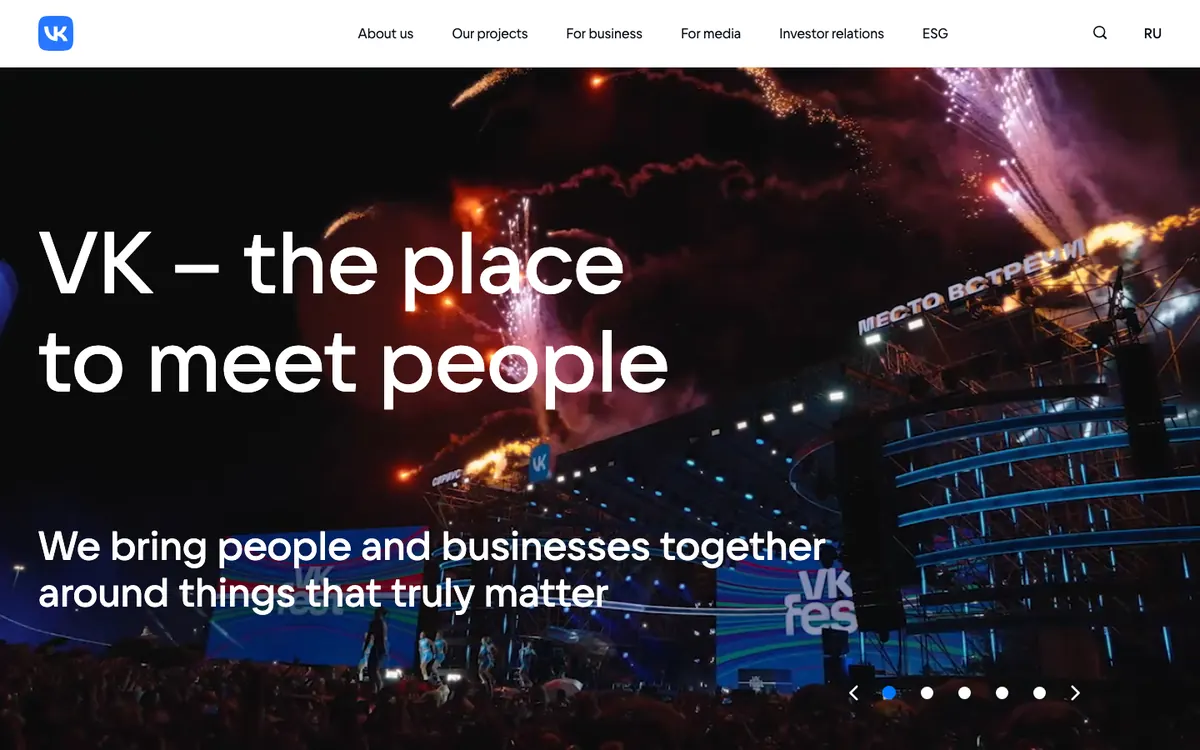 VK official site
